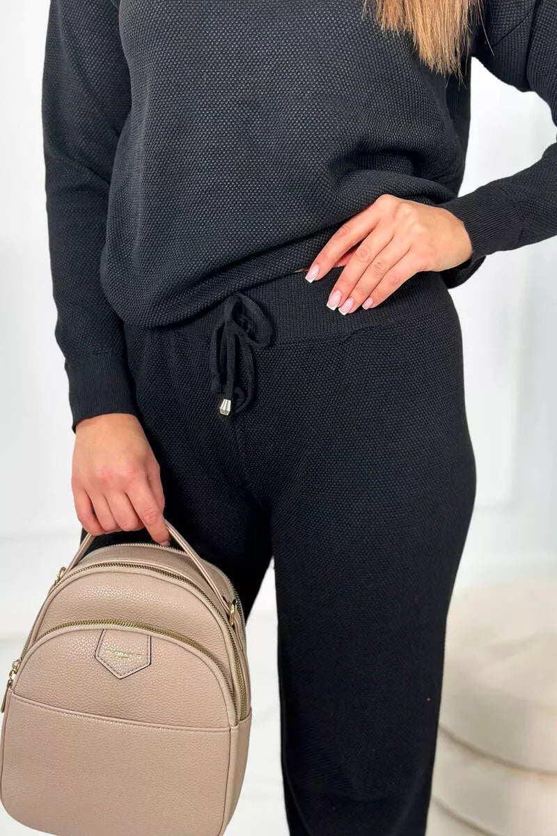 Sieviešu melns komplekts Lora