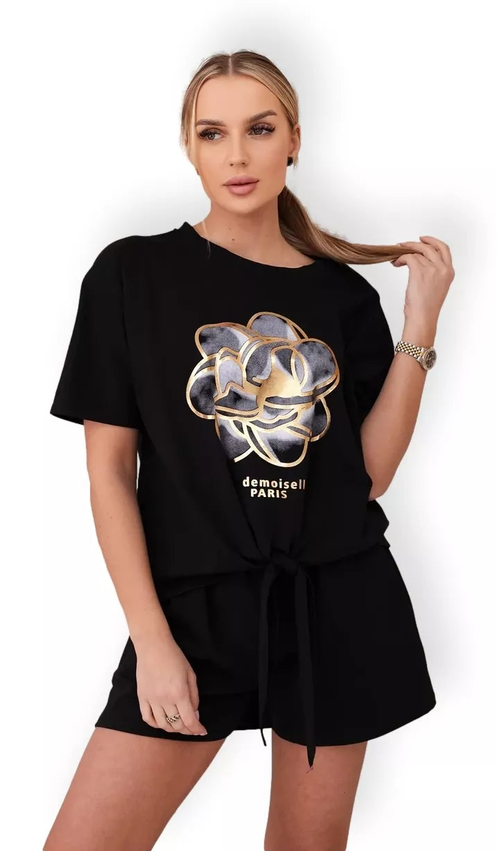 Sieviešu melns komplekts Nilet