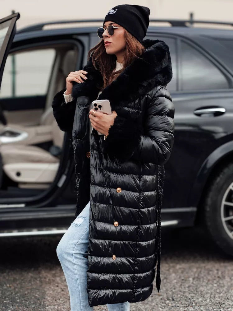 Sieviešu mētelis ar pogām Karum