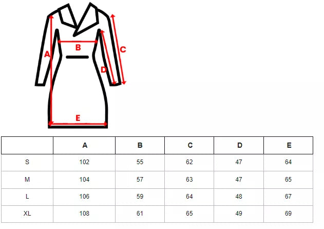 Sieviešu baltais mētelis Karum
