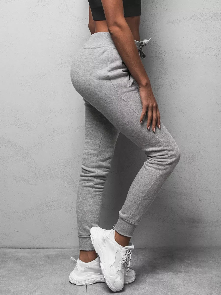 Sieviešu pelēkas ikdienas bikses Flor