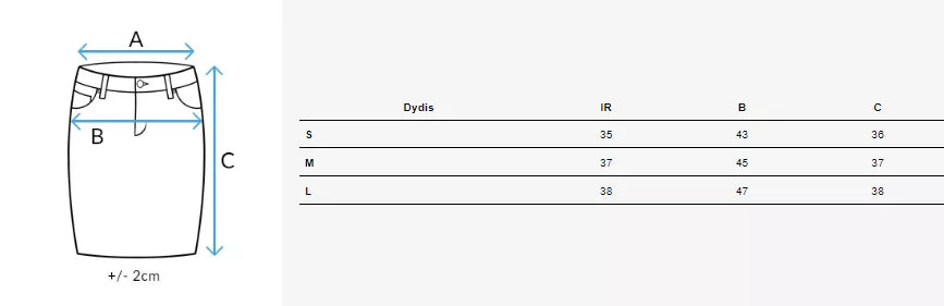 Sieviešu pelēki svārki - šorti Miracle