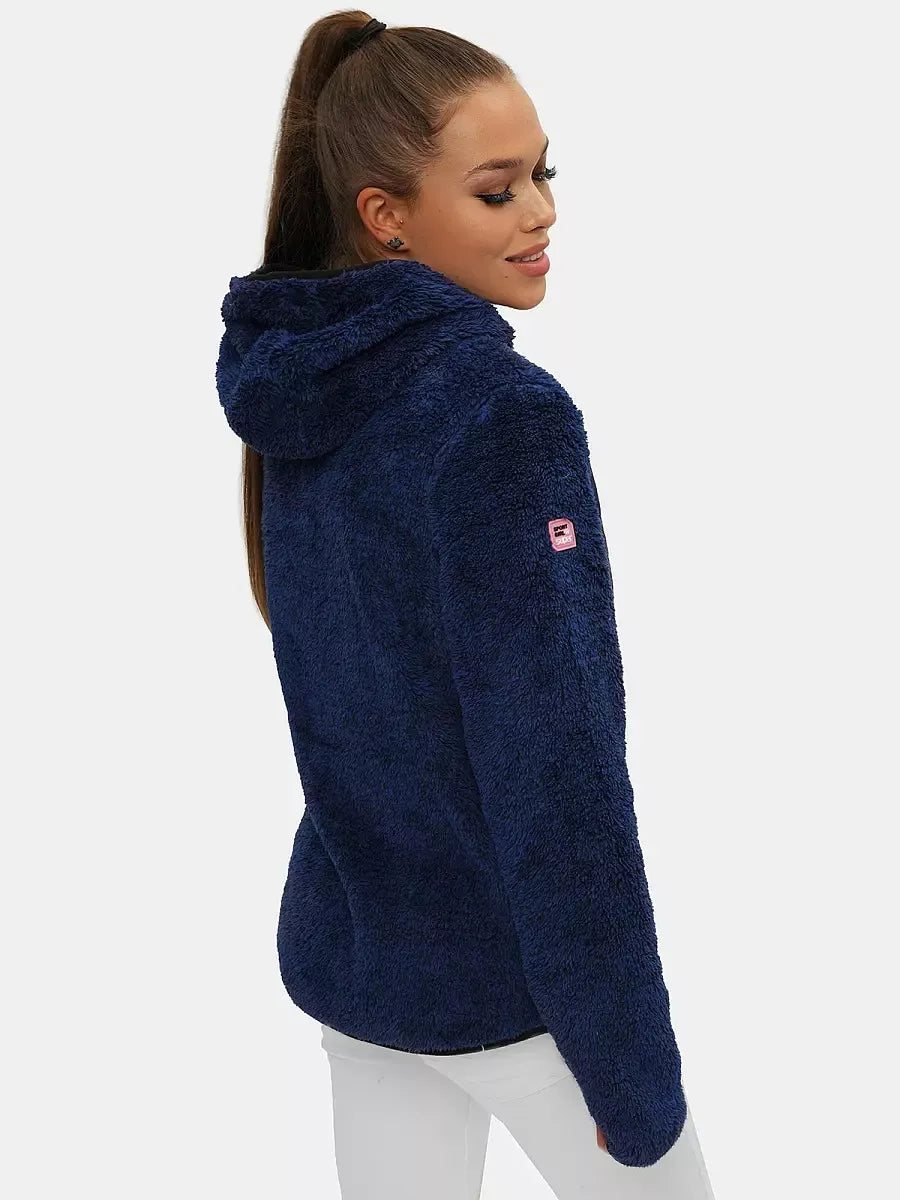 Sieviešu plāna tumši zila dūnu jaka Amor