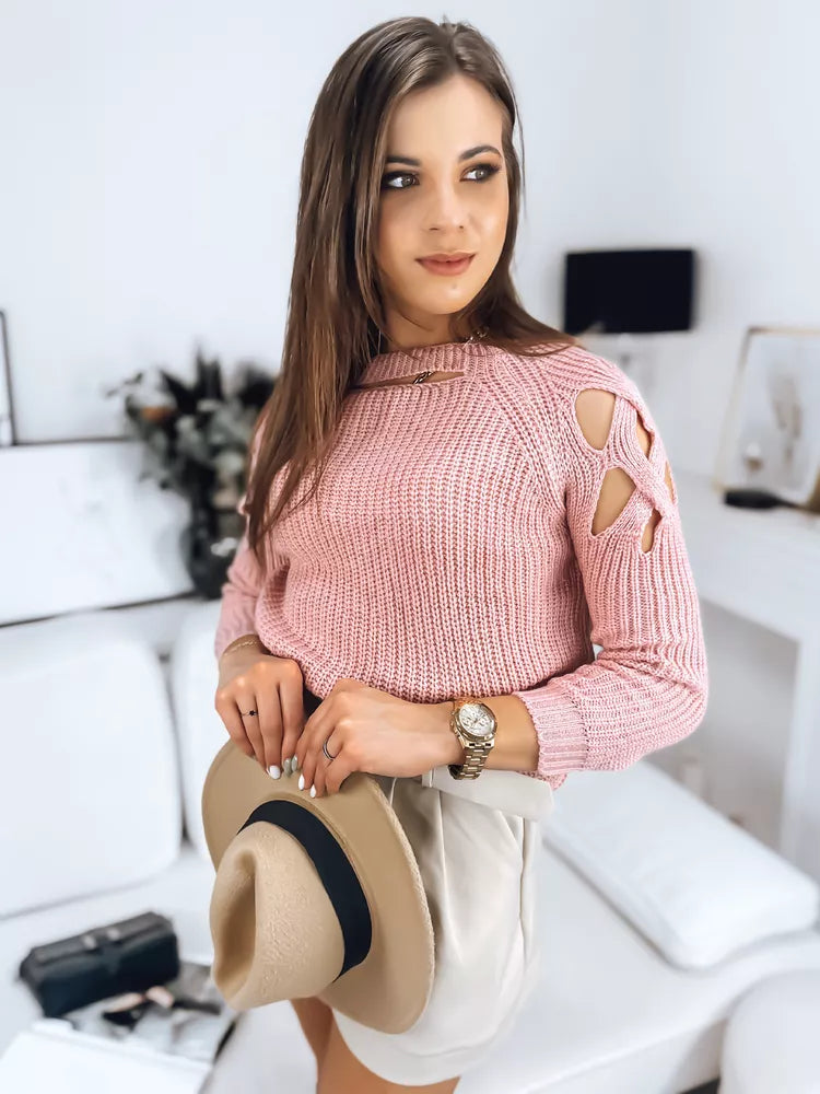 Sieviešu rozā džemperis Liucin