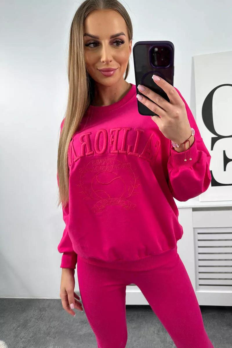 Sieviešu rozā komplekts California