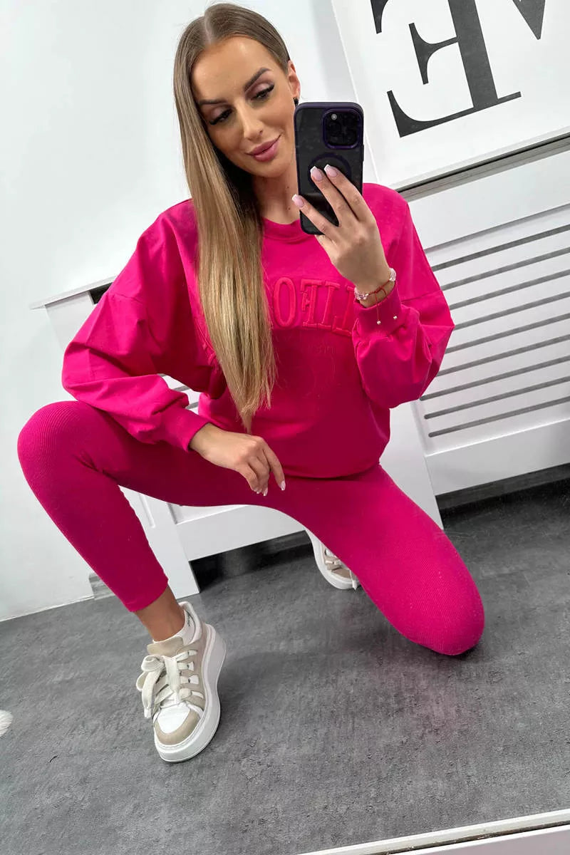 Sieviešu rozā komplekts California