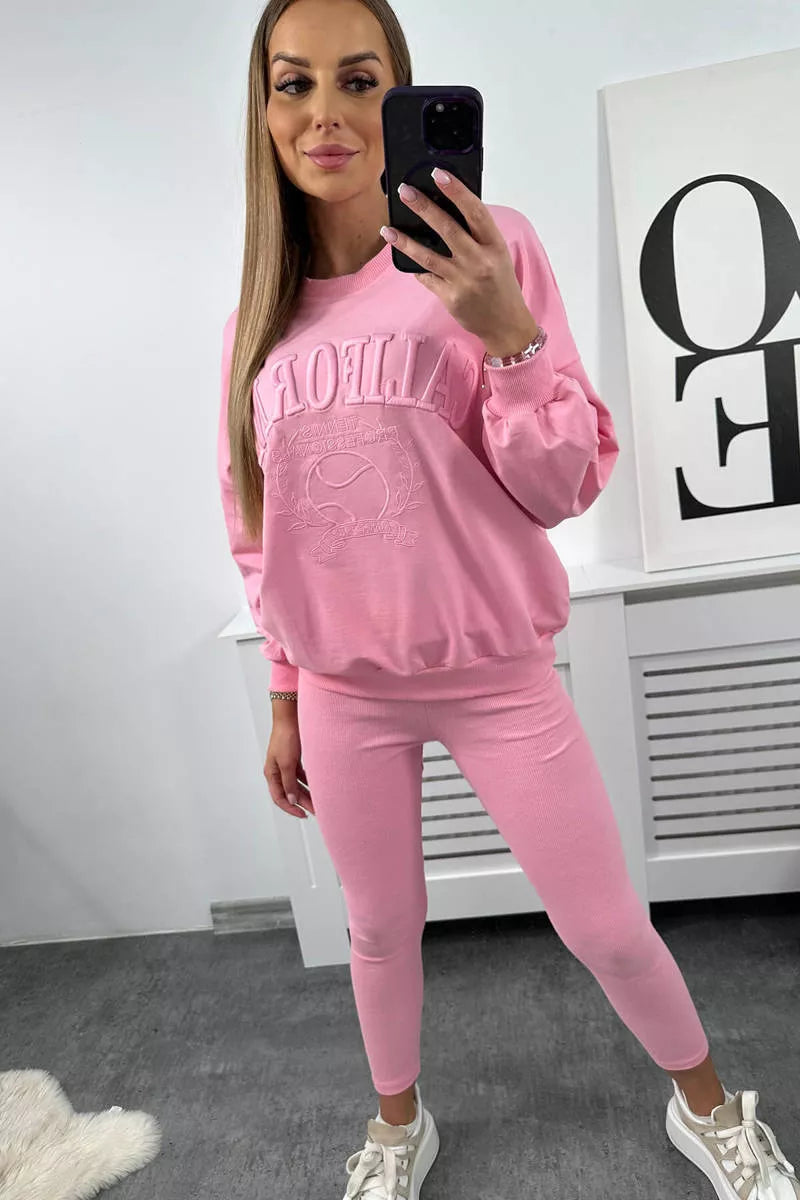 Sieviešu rozā komplekts California