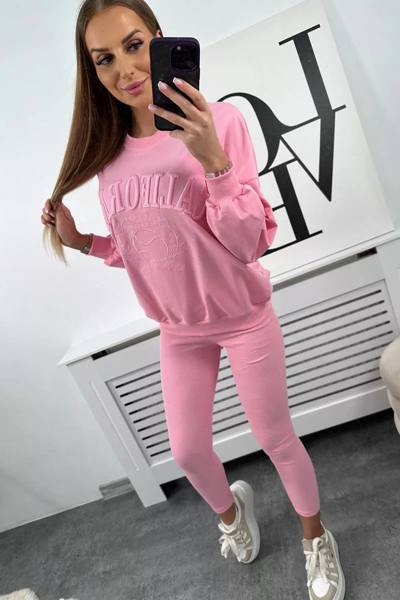 Sieviešu rozā komplekts California