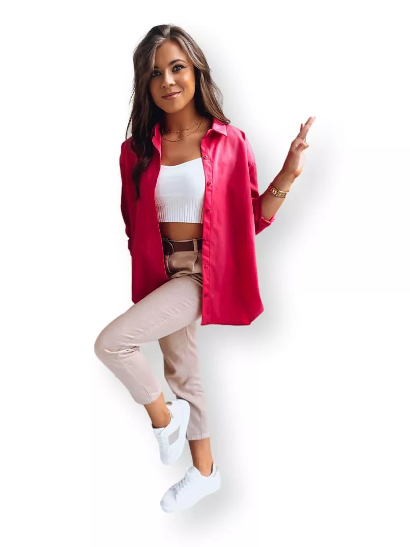 Sieviešu rozā krekls Ērts