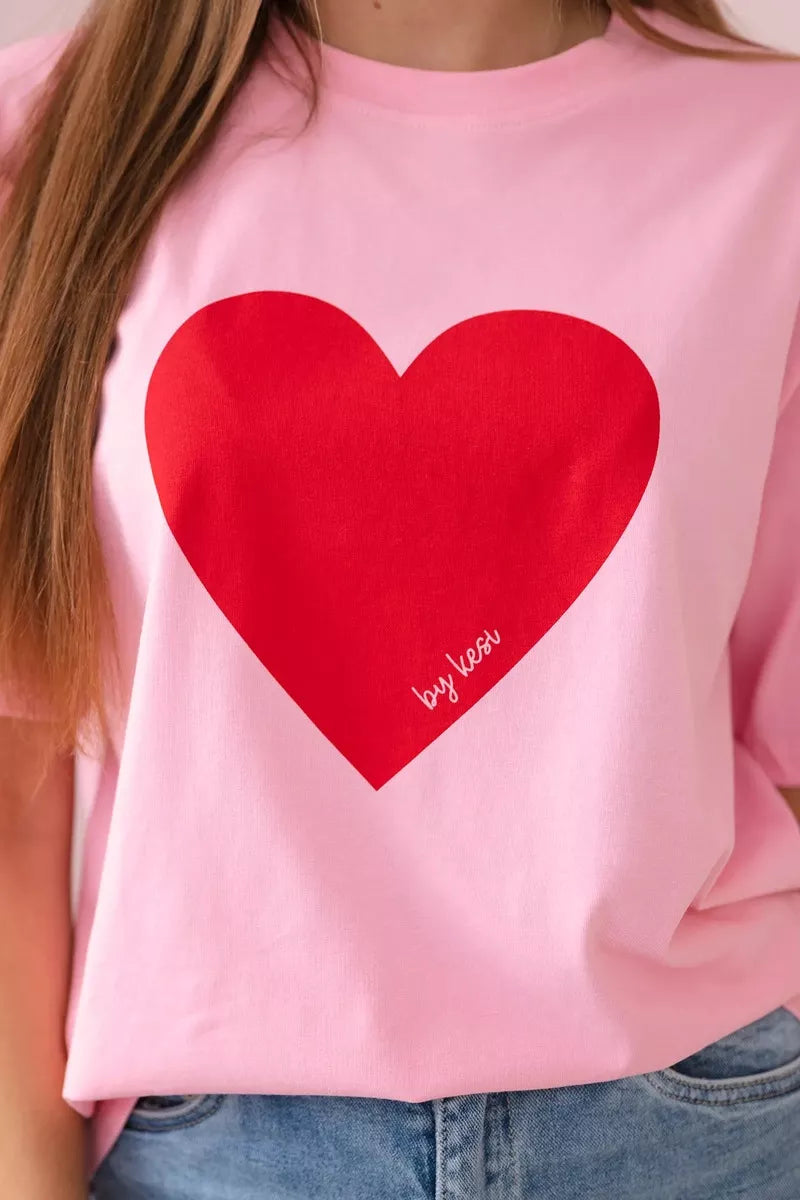 Sieviešu rozā T-krekls Madame