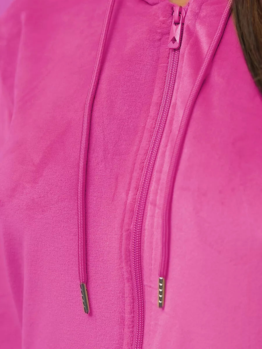 Sieviešu rozā velūra komplekts Softi.