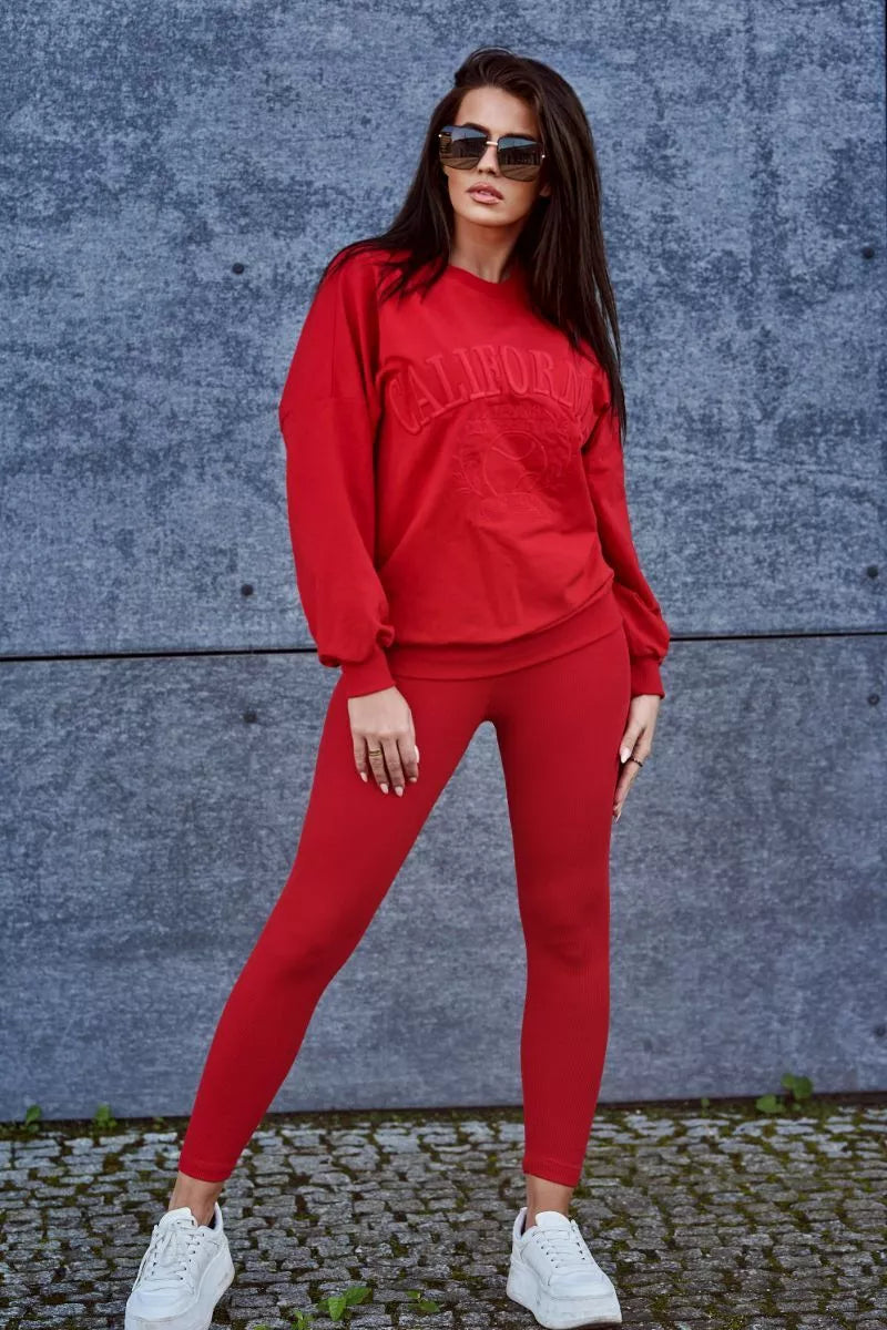 Sieviešu sarkans komplekts California