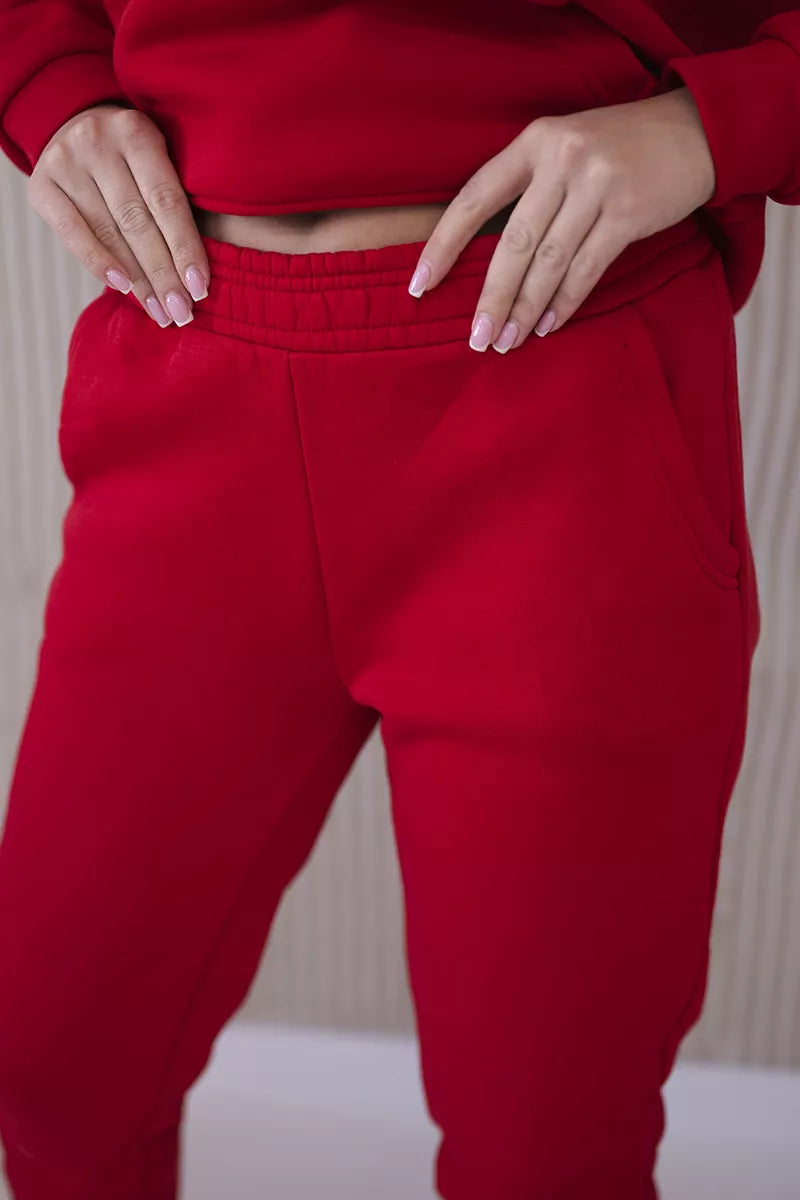 Sieviešu sarkanais komplekts Soni.