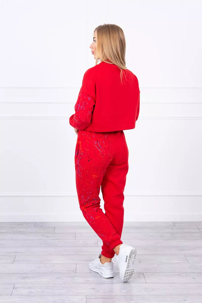 Sieviešu sarkanais komplekts Splash