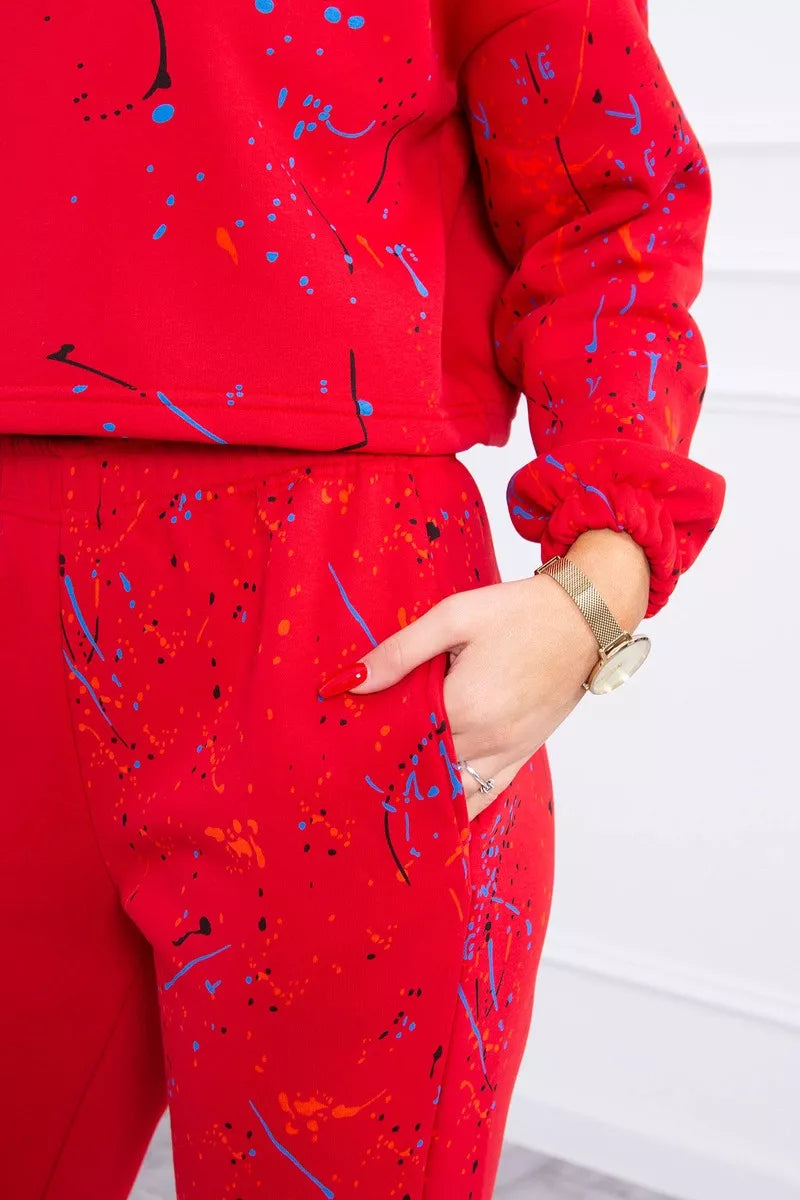 Sieviešu sarkanais komplekts Splash