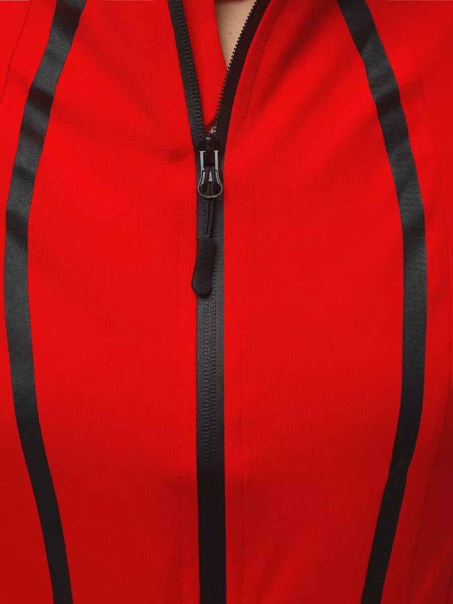 Sieviešu sarkans džemperis Sater