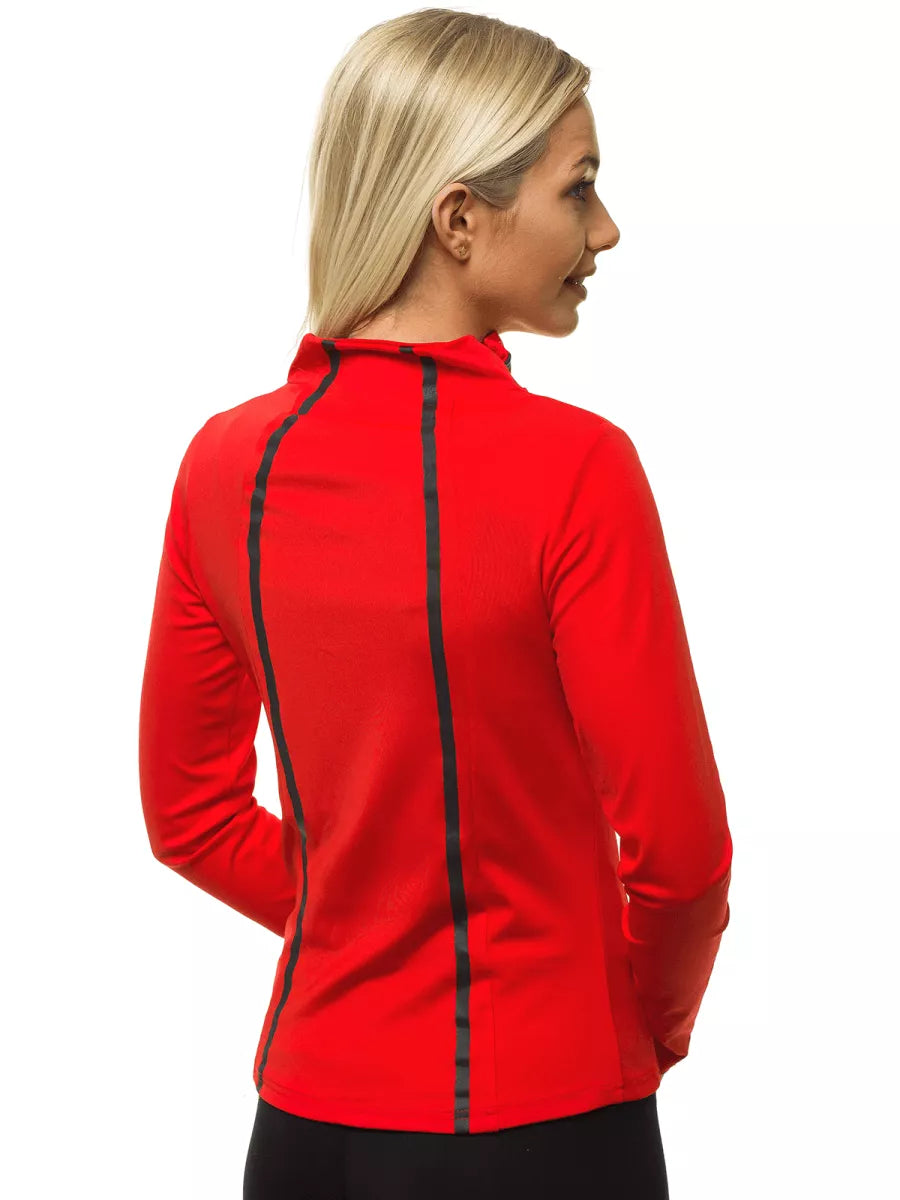 Sieviešu sarkans džemperis Sater