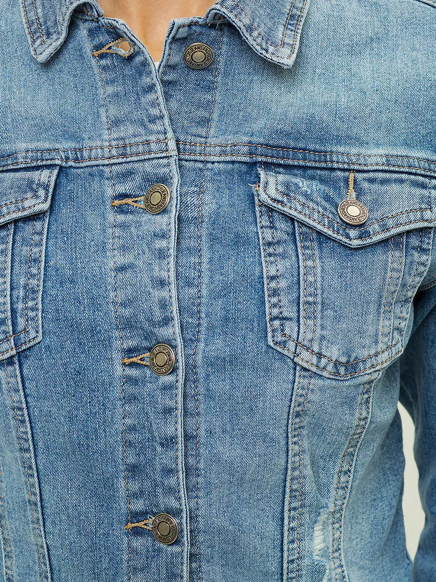 Sieviešu plānā džinsa jaka Kamily