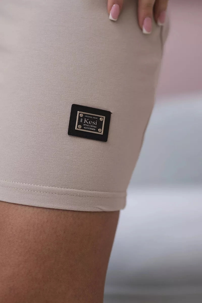 Sieviešu bēša kleita Mimoli