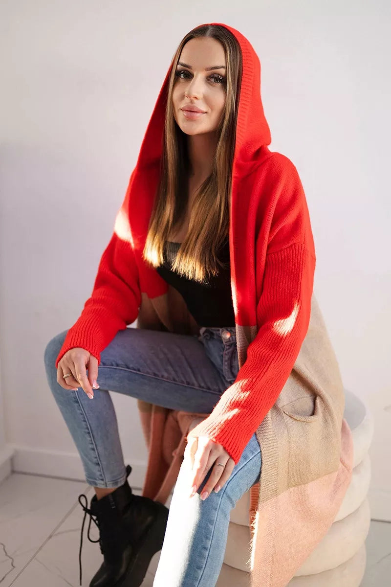 Sieviešu trīskrāsains kardigans Mune