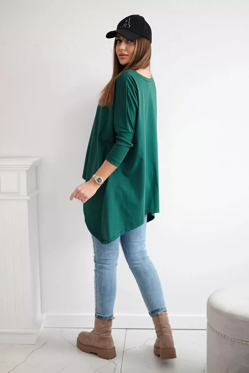 Sieviešu tumši zaļa blūze Rosit