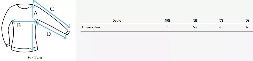 Sieviešu zils liela izmēra džemperis Justi