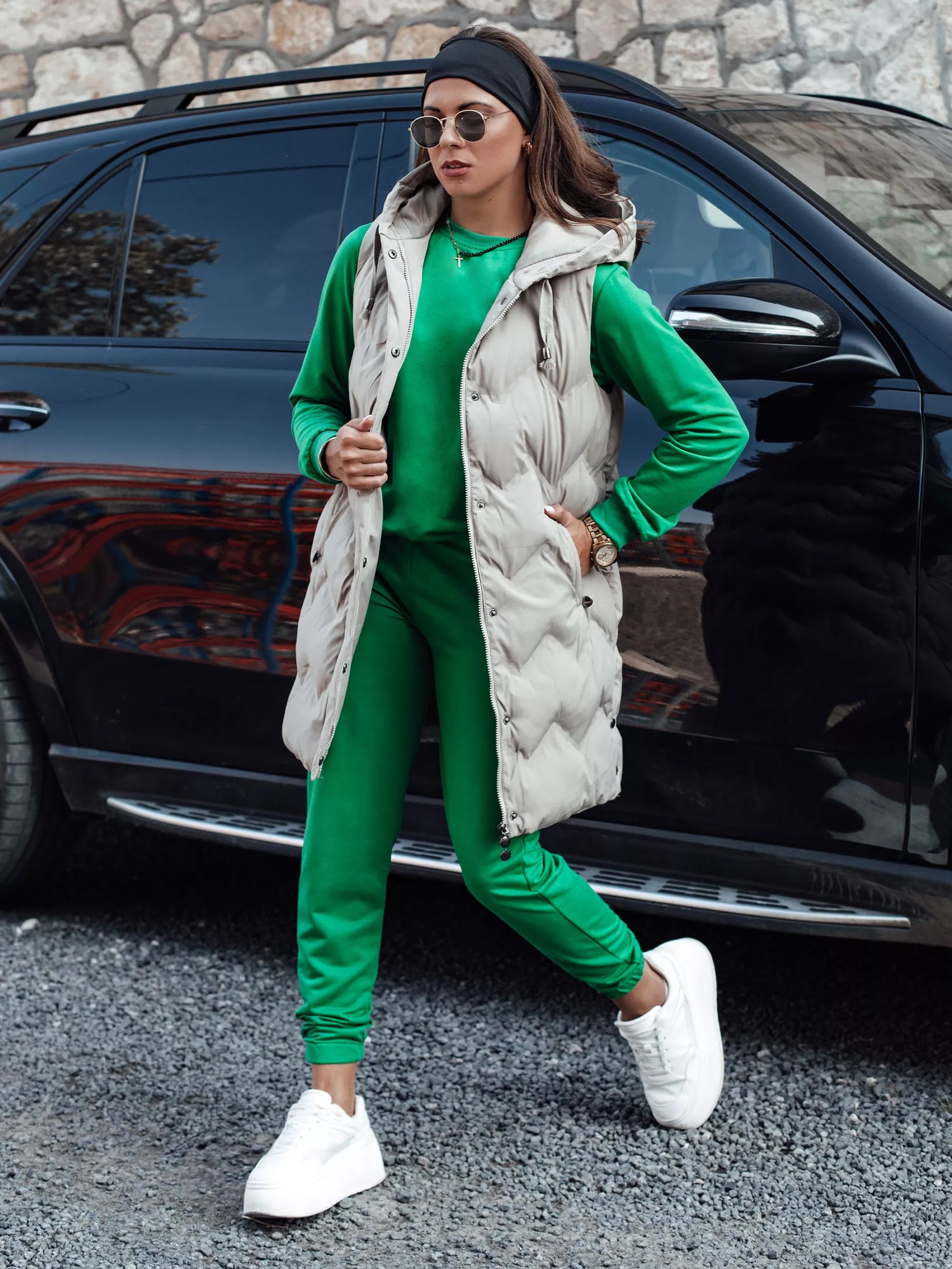 Sieviešu zaļš komplekts Milin