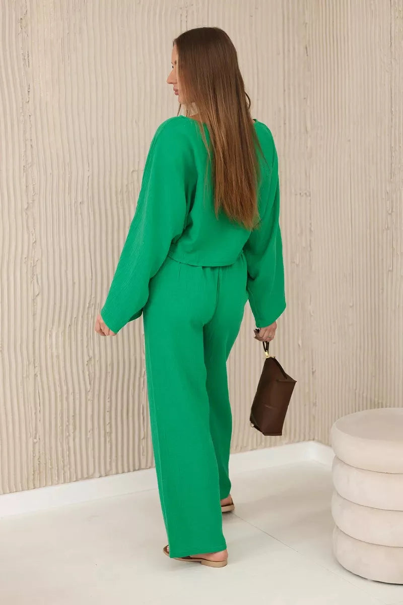 Sieviešu zaļais komplekts Sunny.