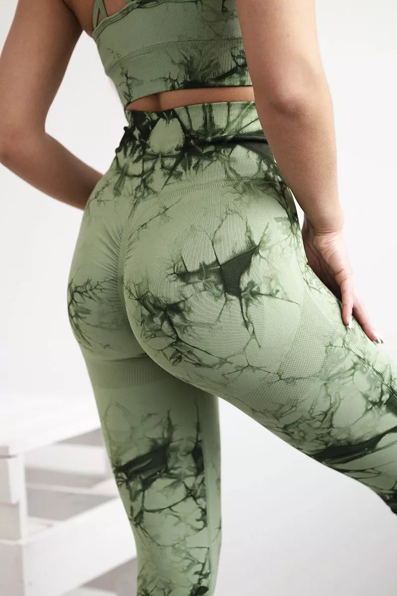 Sieviešu zaļš Push Up komplekts