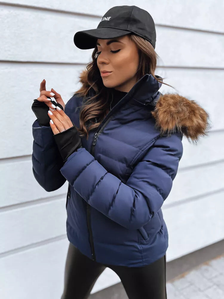 Sieviešu zila ziemas jaka Paloma