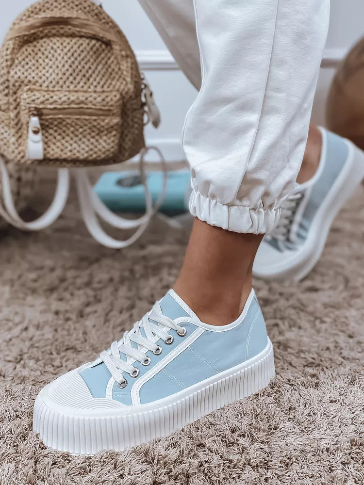 Sieviešu zilas ikdienas kurpes Opin