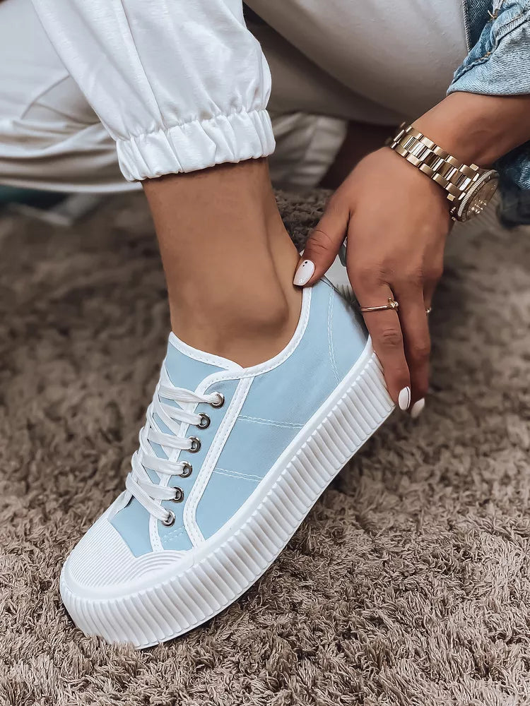 Sieviešu zilas ikdienas kurpes Opin