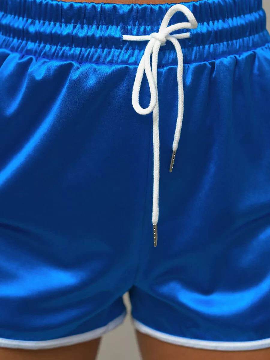 Sieviešu zilas šorti Dinārs