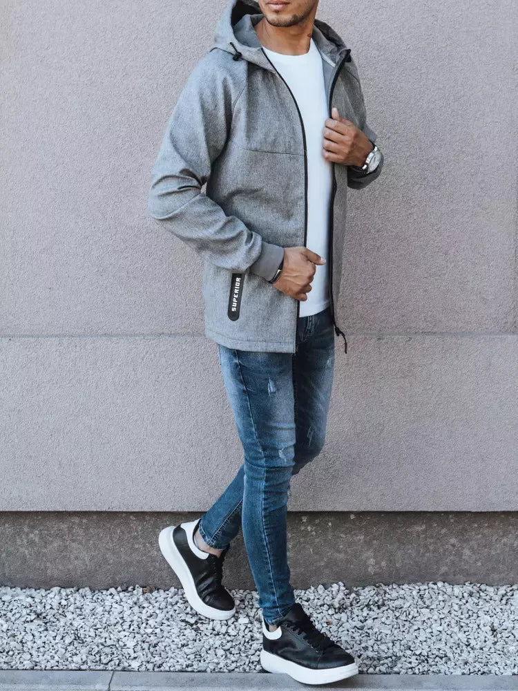 Softshell pelēka vīriešu jaka Sofi