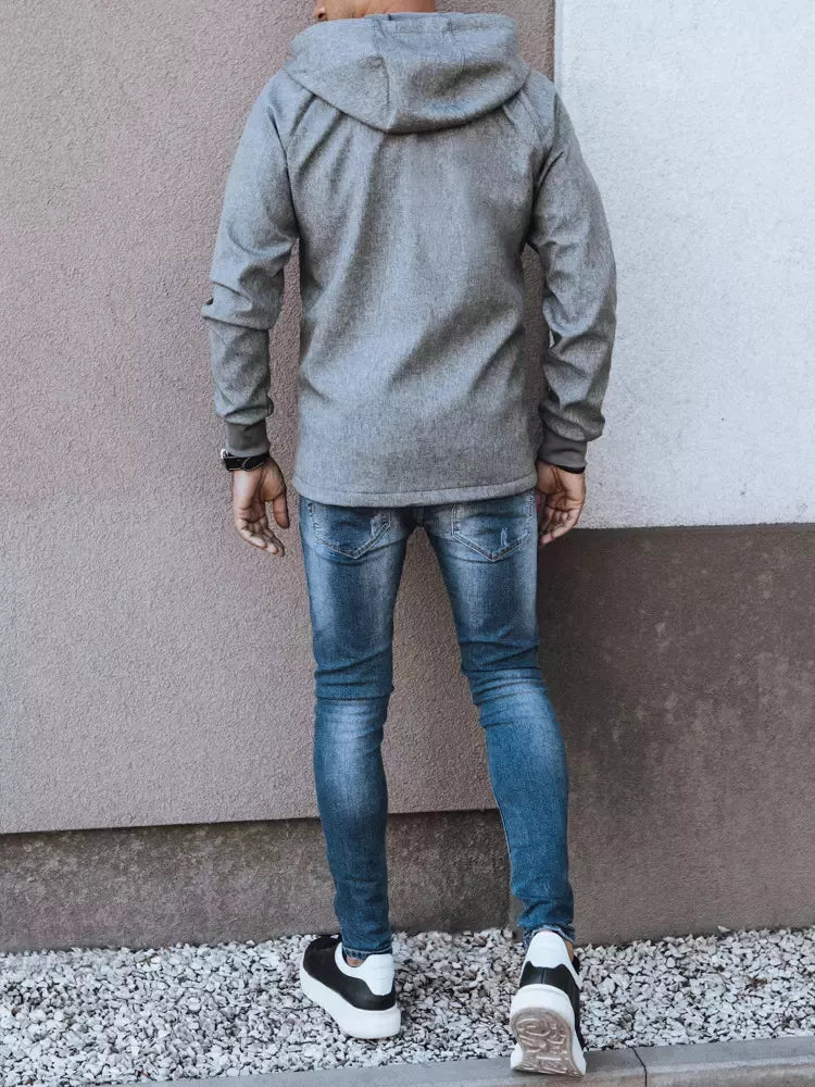 Softshell pelēka vīriešu jaka Sofi