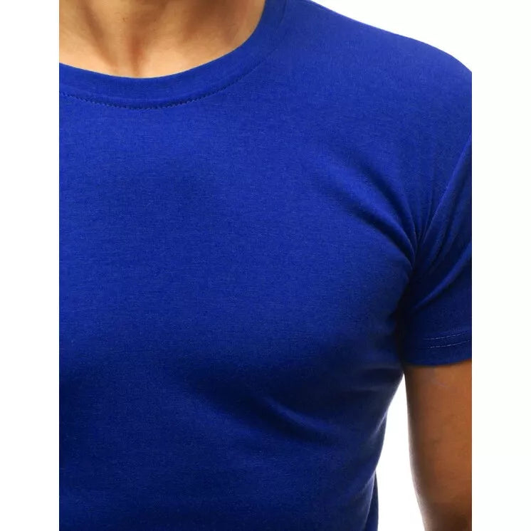 Spilgti zils vīriešu T-krekls Lika