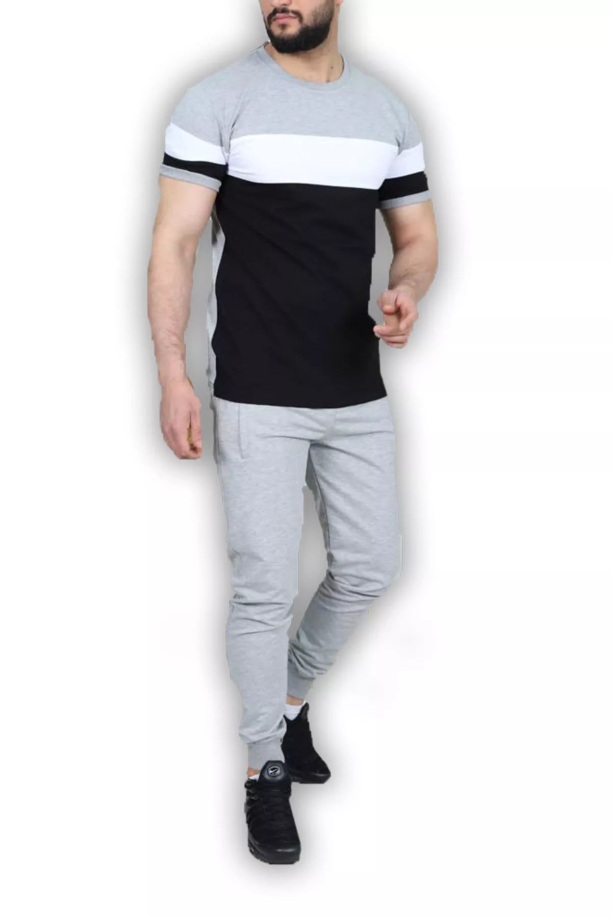 Sporta komplekts pelēks - melns Rader