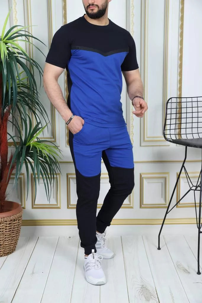 Sporta komplekts melns - zils Karter