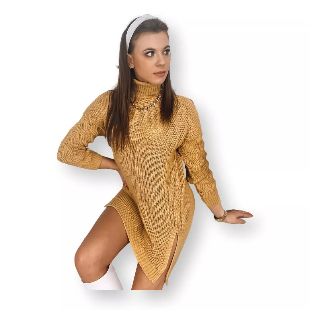 Adīta sieviešu dzeltena kleita Snor