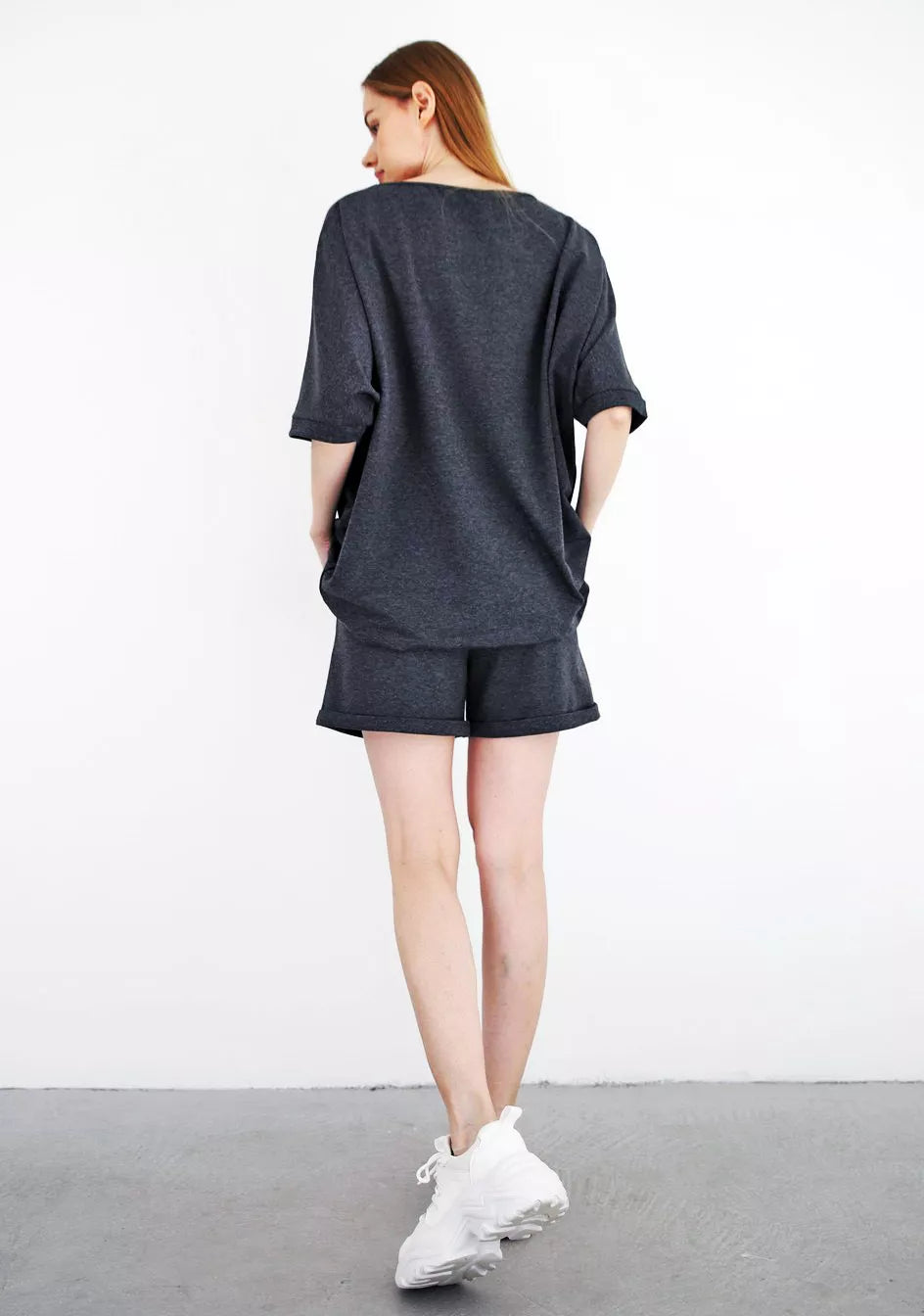 Tumši pelēks sieviešu komplekts Vendetta