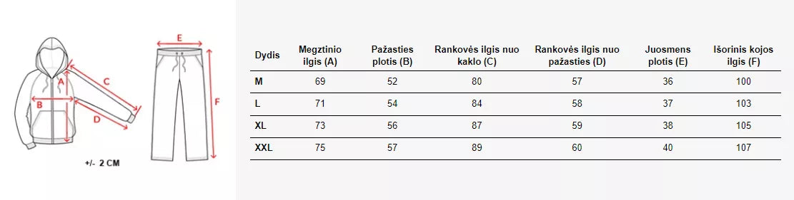 Melns vīriešu treniņtērps Pazar