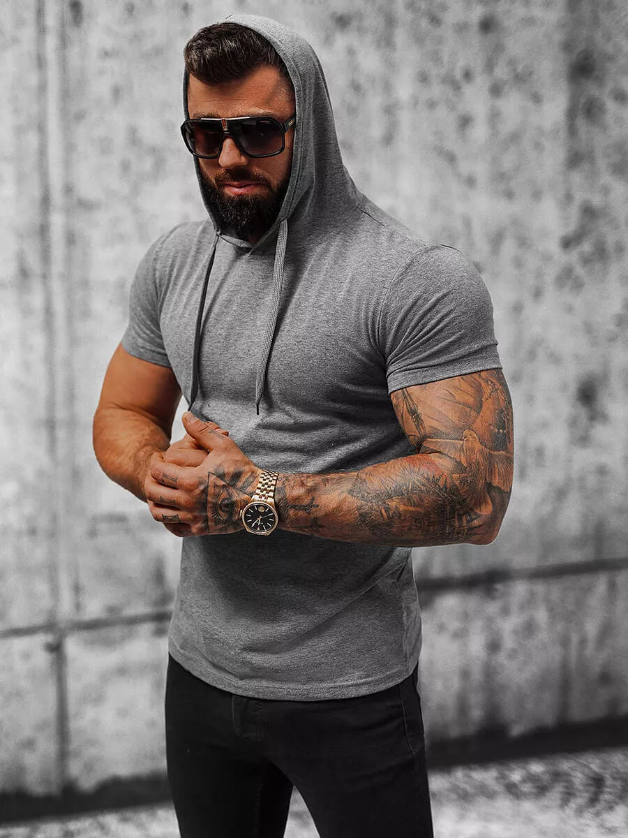 Tumši pelēks vīriešu T-krekls Remer