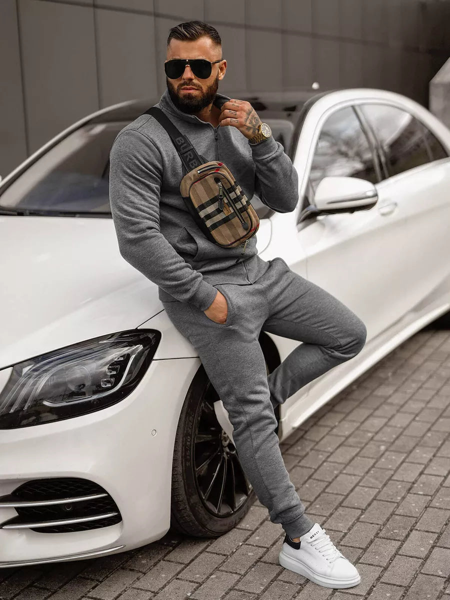 Tumši pelēks vīriešu sporta tērps Armin.