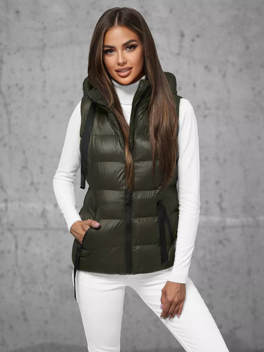 Tumši zaļa veste Bizer