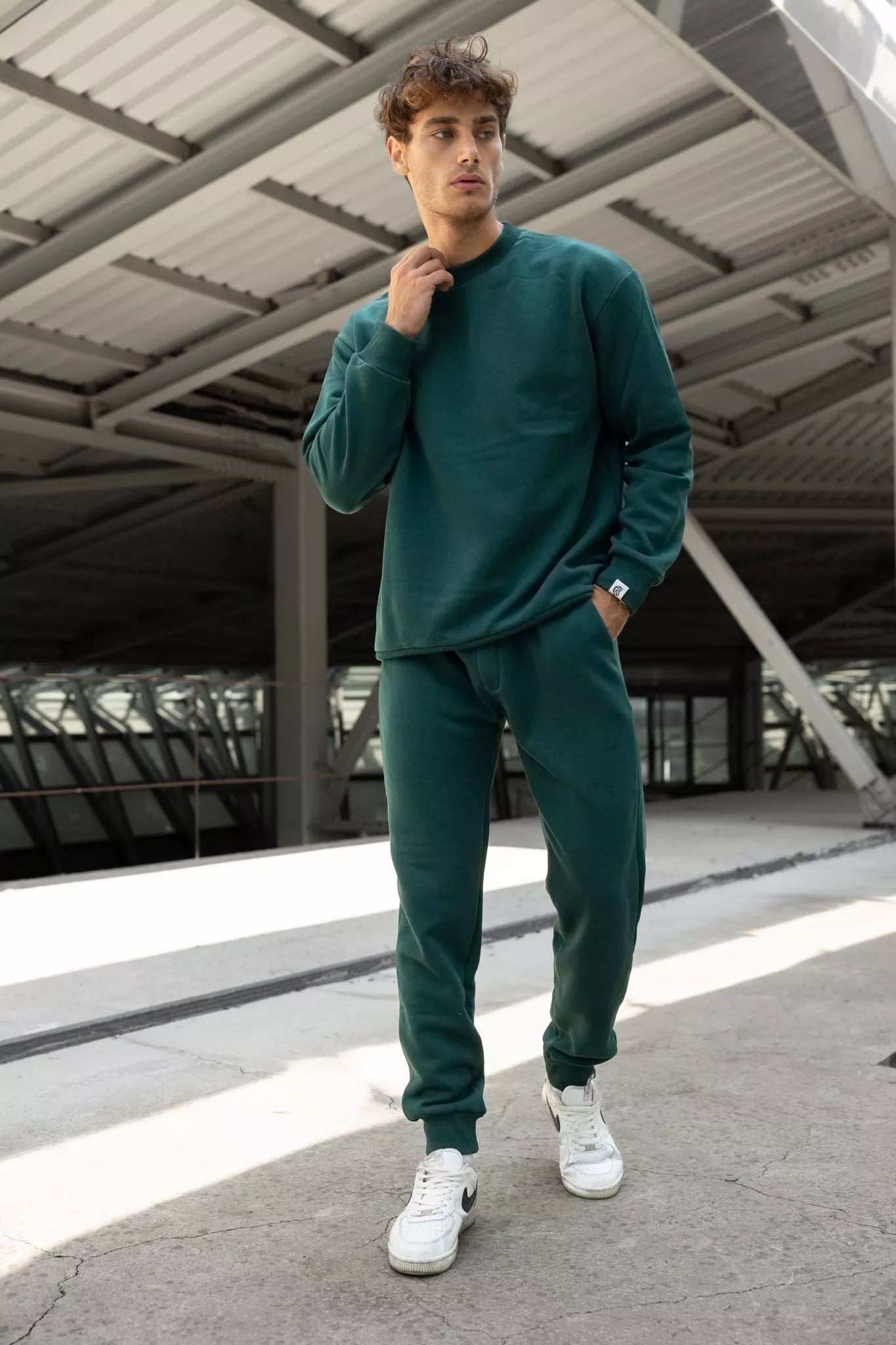 Tumši zaļš vīriešu komplekts Lipo