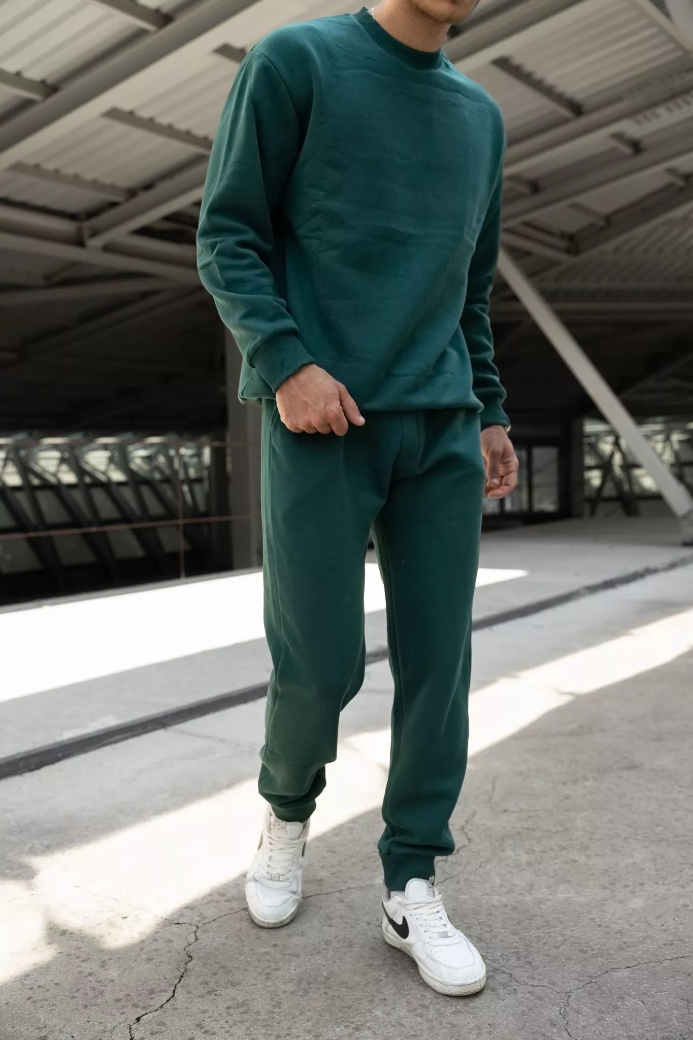 Tumši zaļš vīriešu komplekts Lipo