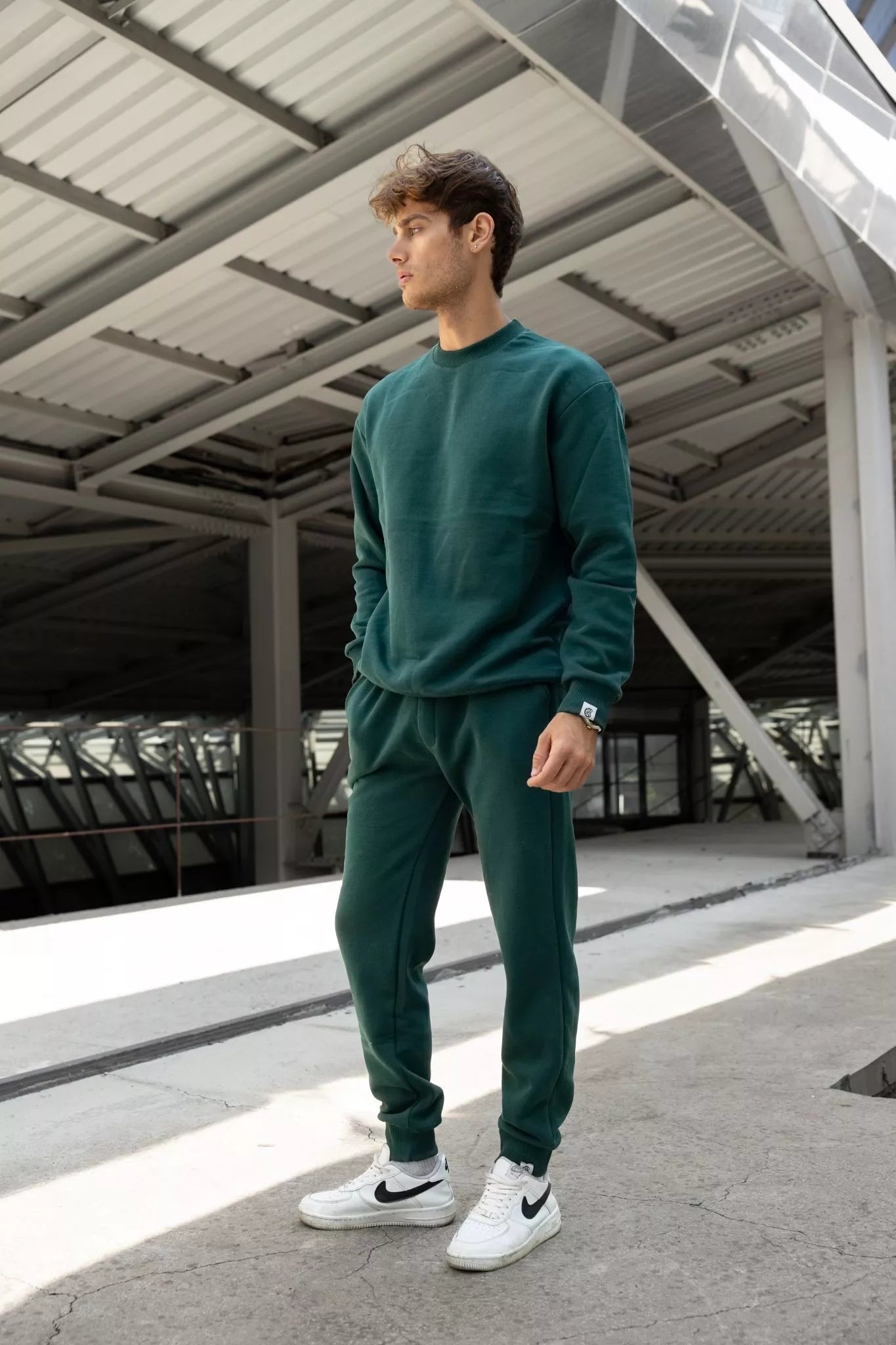 Tumši zaļš vīriešu komplekts Lipo