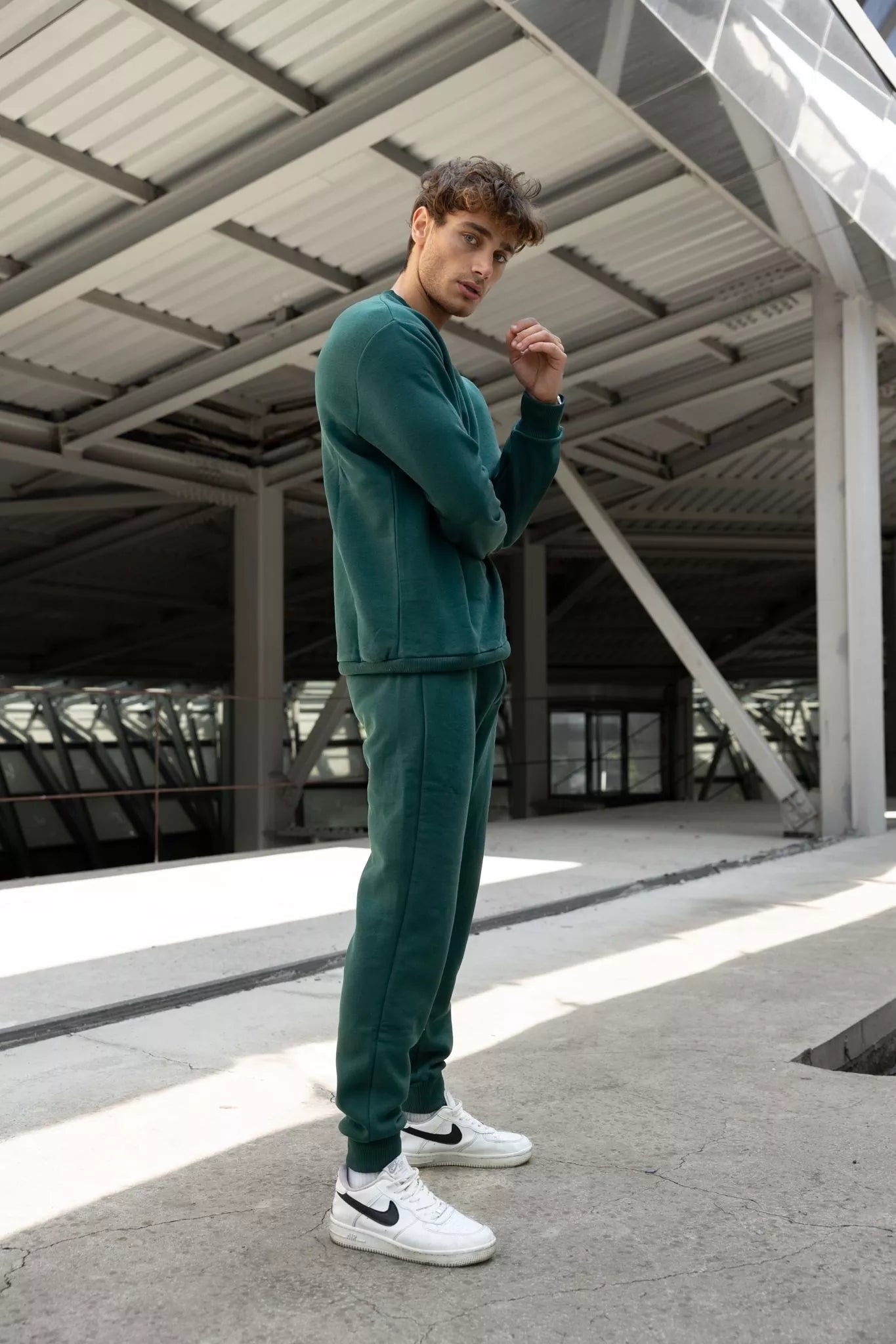 Tumši zaļš vīriešu komplekts Lipo