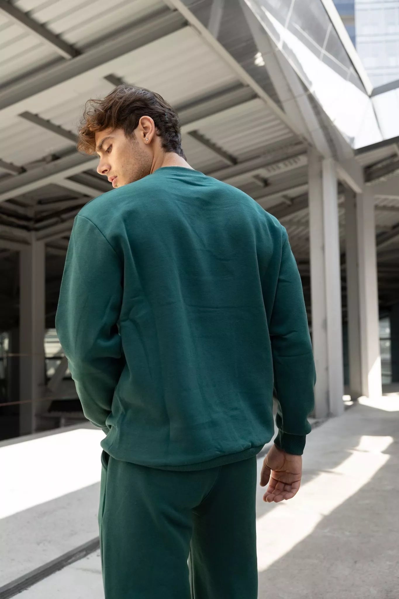 Tumši zaļš vīriešu komplekts Lipo