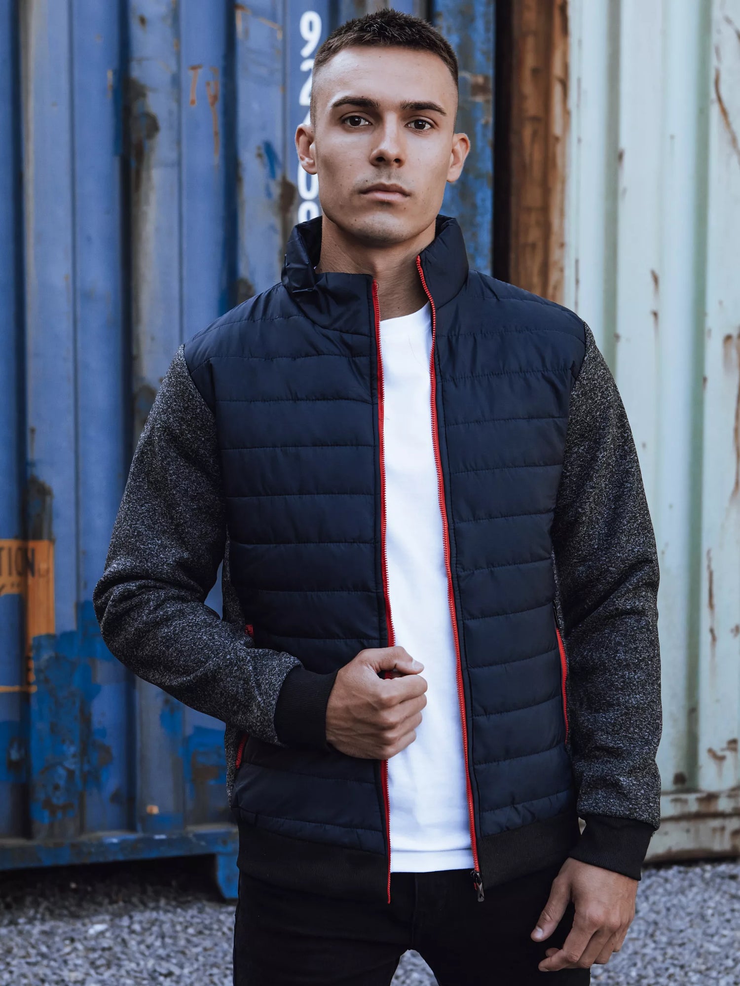 Tumši zila jaka Jan